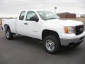 Summit White - Sierra 2500HD Work Truck Extended Cab 4x4 Photo No. 3