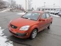 Sunset Orange - Rio LX Sedan Photo No. 4