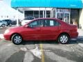 2006 Impulse Red Pearl Toyota Corolla LE  photo #2