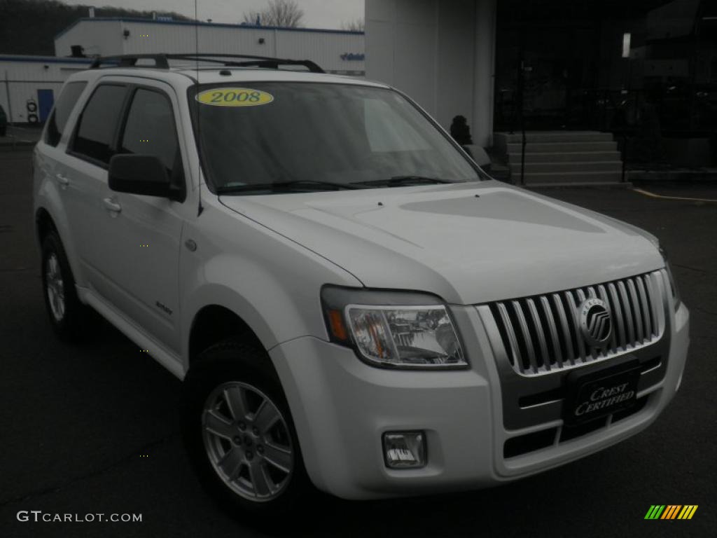 2008 Mariner I4 4WD - Oxford White / Black photo #1