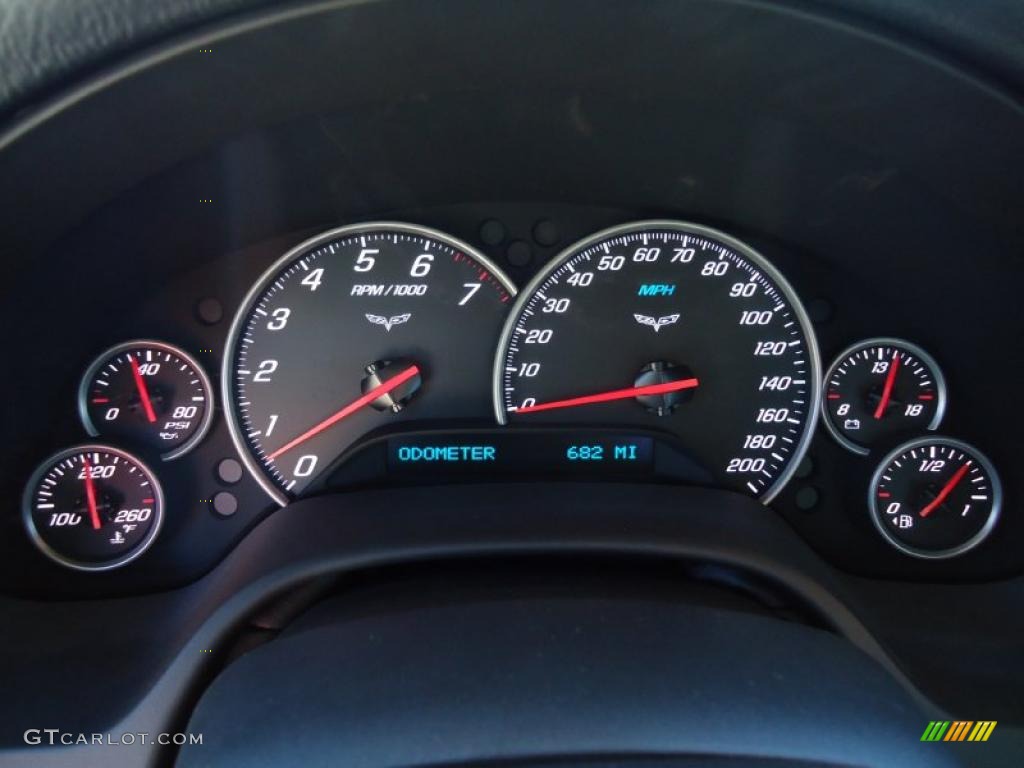 2011 Chevrolet Corvette Coupe Gauges Photo #41756264