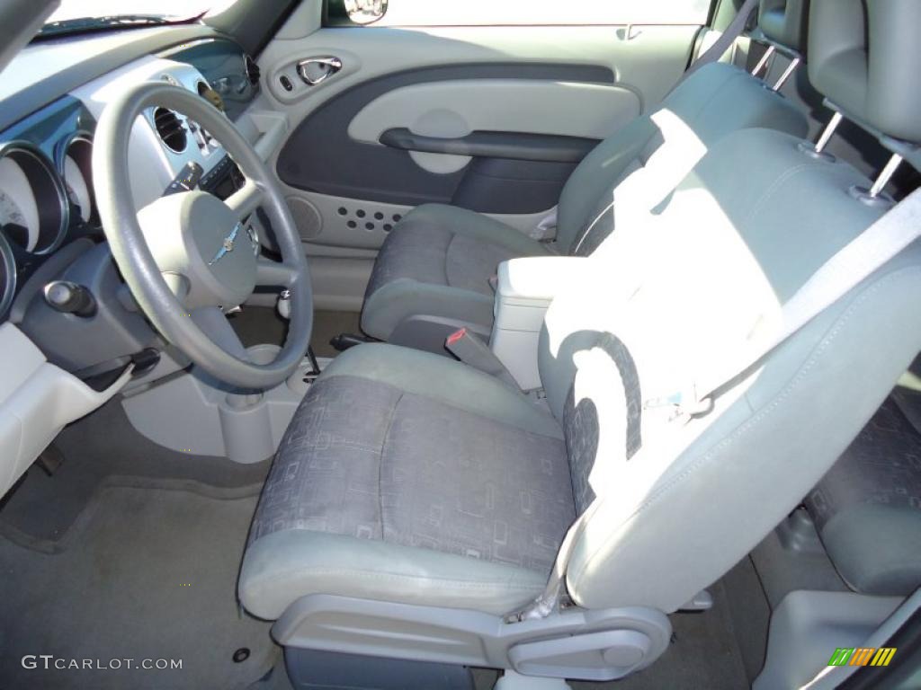Pastel Slate Gray Interior 2006 Chrysler PT Cruiser Touring Convertible Photo #41756408