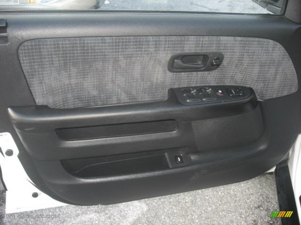 2004 Honda CR-V LX 4WD Black Door Panel Photo #41756548