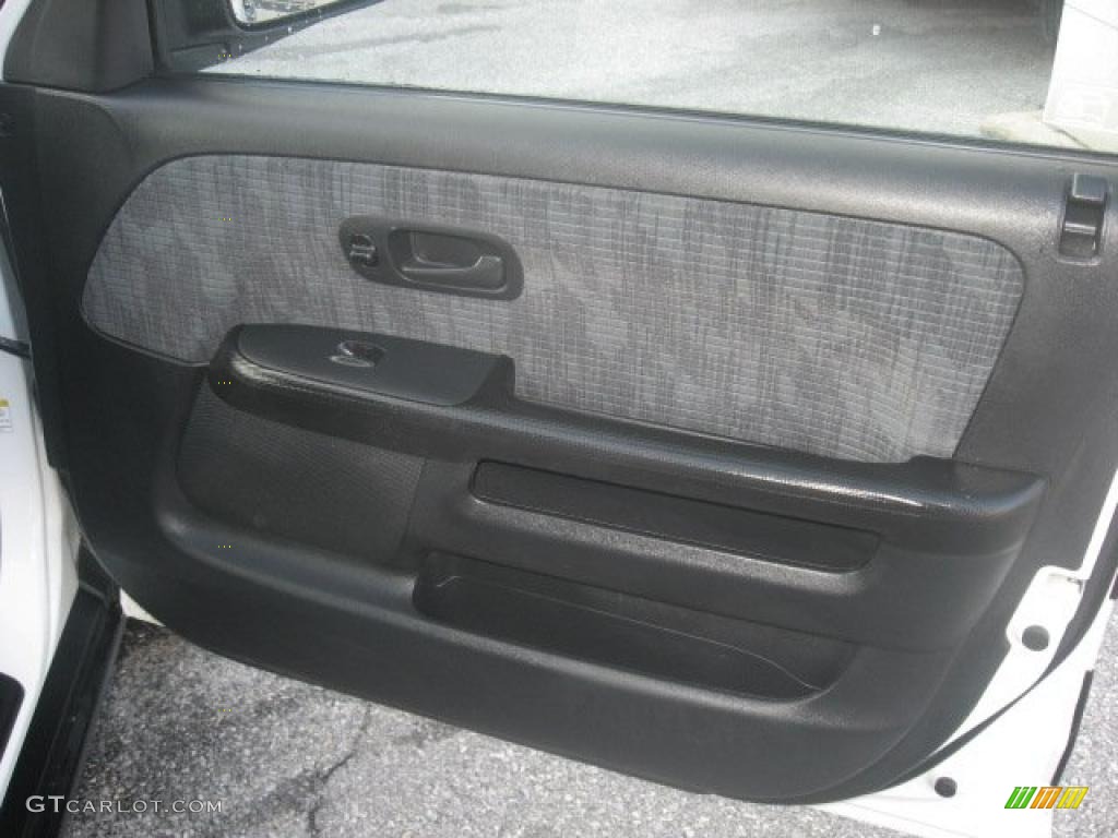2004 Honda CR-V LX 4WD Black Door Panel Photo #41756566