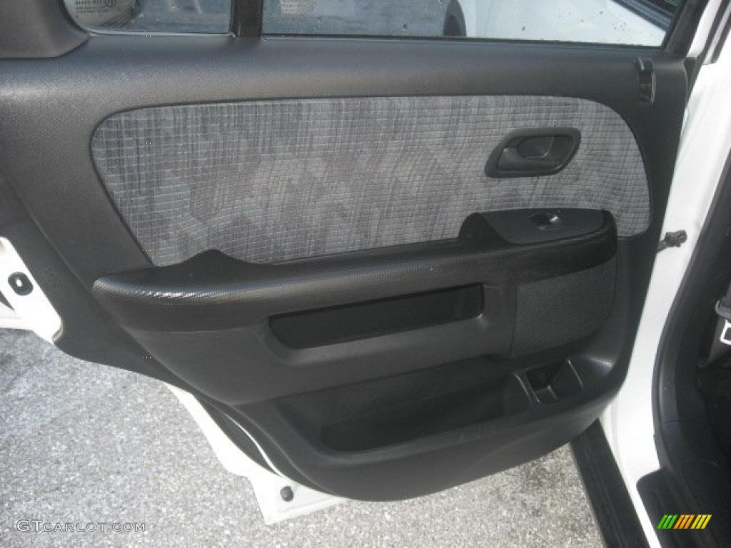 2004 Honda CR-V LX 4WD Black Door Panel Photo #41756596