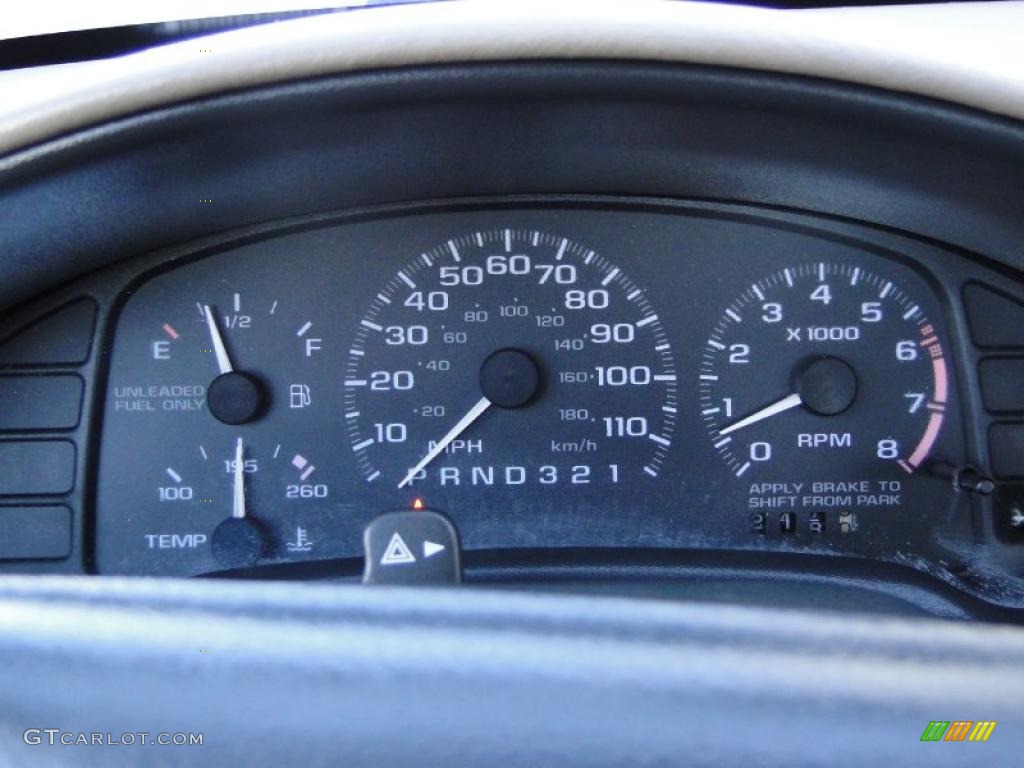 1998 Chevrolet Cavalier LS Sedan Gauges Photo #41757424