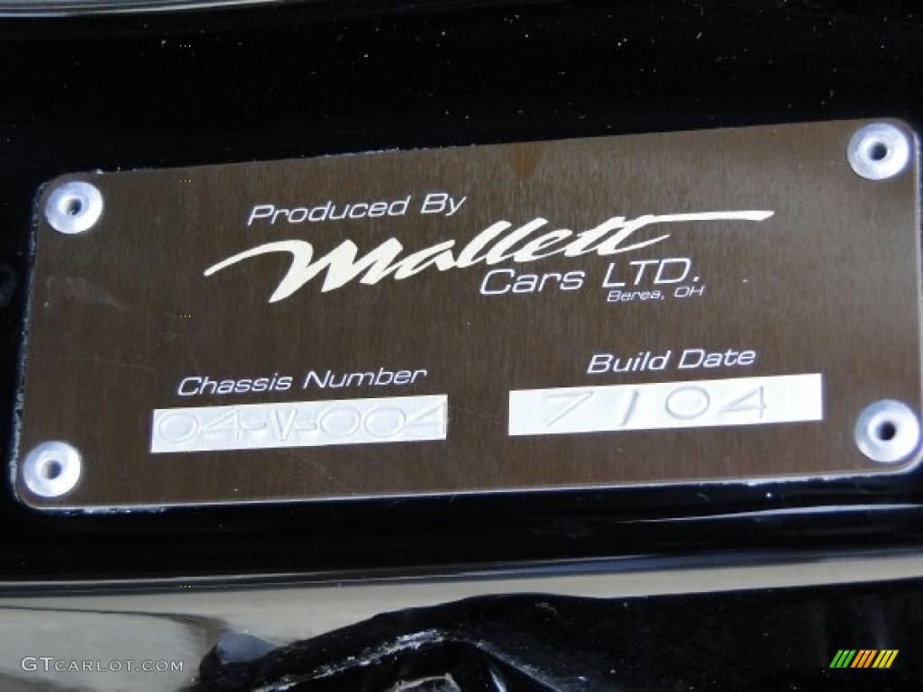 2004 Cadillac CTS Mallett CTS-V Info Tag Photo #41758504