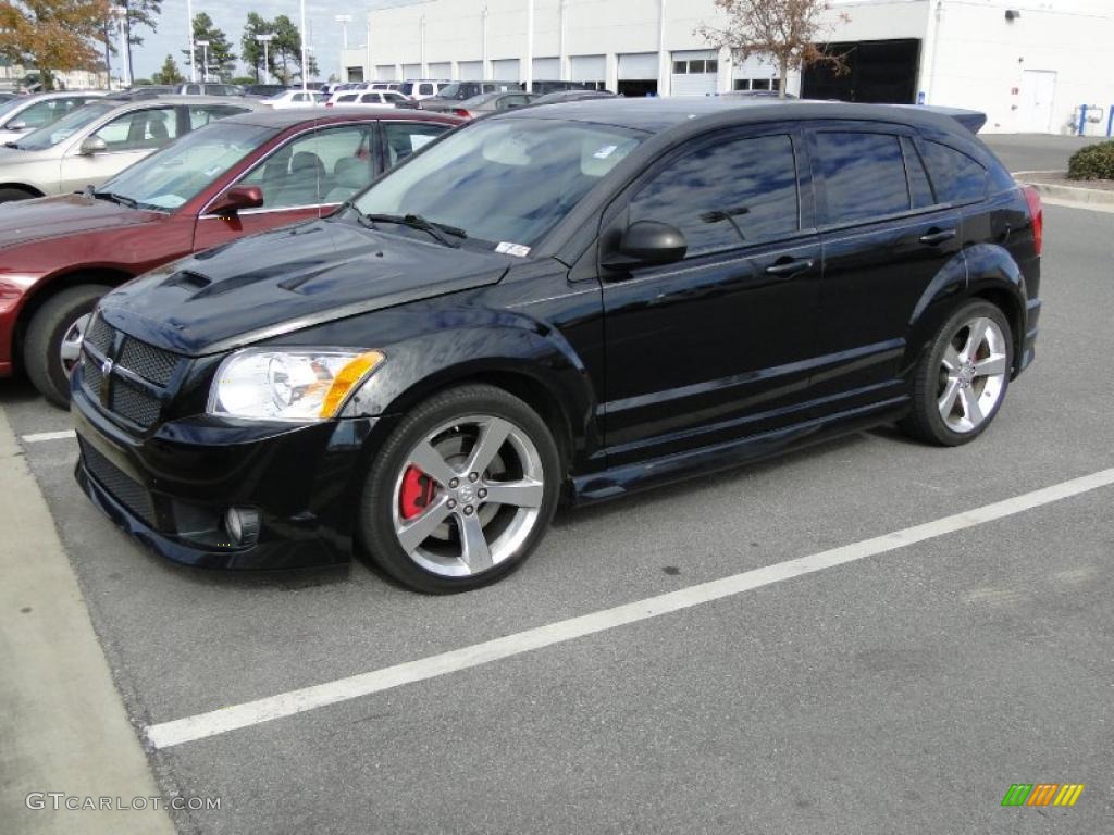 Brilliant Black Crystal Pearl 2008 Dodge Caliber SRT4 Exterior Photo #41759093