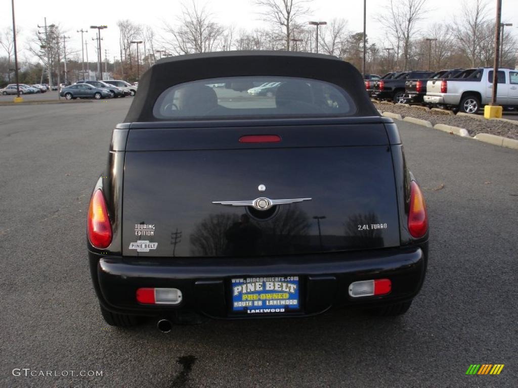 2005 PT Cruiser Touring Turbo Convertible - Black / Dark Slate Gray photo #5