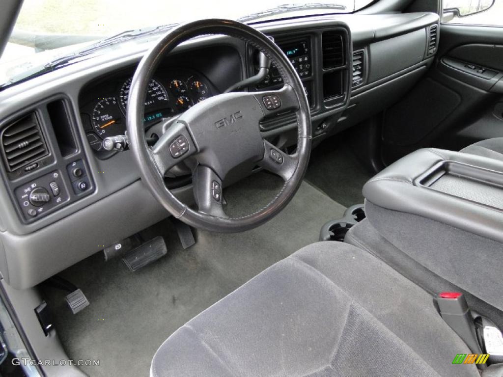Ebony Black Interior 2007 GMC Sierra 1500 Classic SLE Crew Cab Photo #41759385