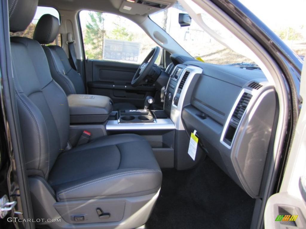 2011 Ram 1500 Sport Crew Cab - Brilliant Black Crystal Pearl / Dark Slate Gray photo #9