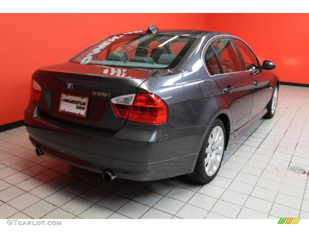 2008 3 Series 335i Sedan - Sparkling Graphite Metallic / Gray photo #3
