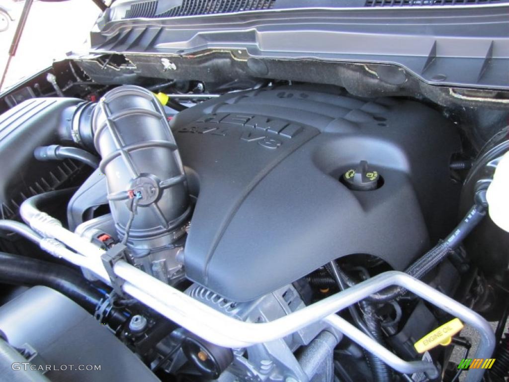 2011 Ram 1500 Sport Crew Cab - Brilliant Black Crystal Pearl / Dark Slate Gray photo #12