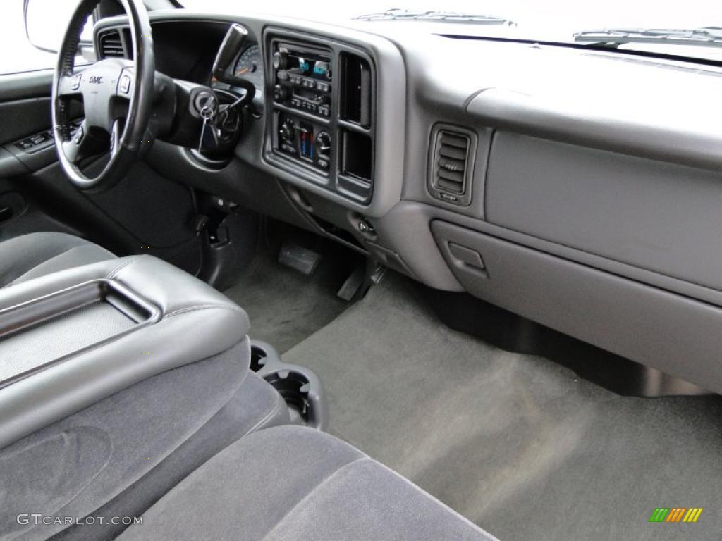 2007 GMC Sierra 1500 Classic SLE Crew Cab Ebony Black Dashboard Photo #41759545