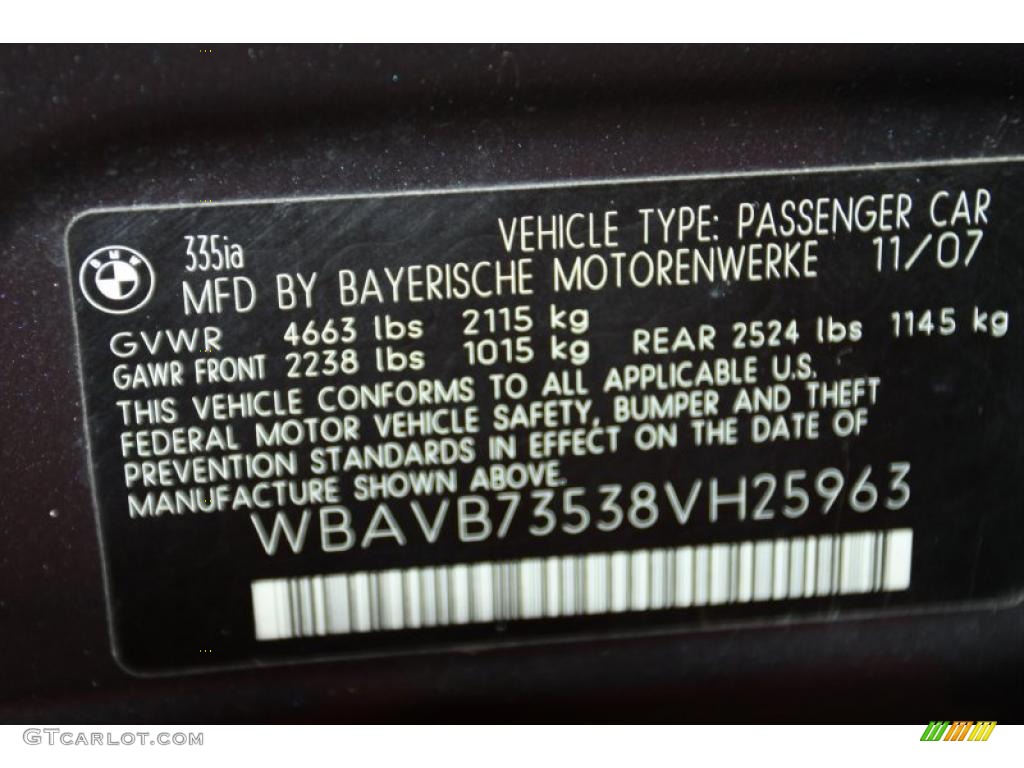 2008 3 Series 335i Sedan - Sparkling Graphite Metallic / Gray photo #8