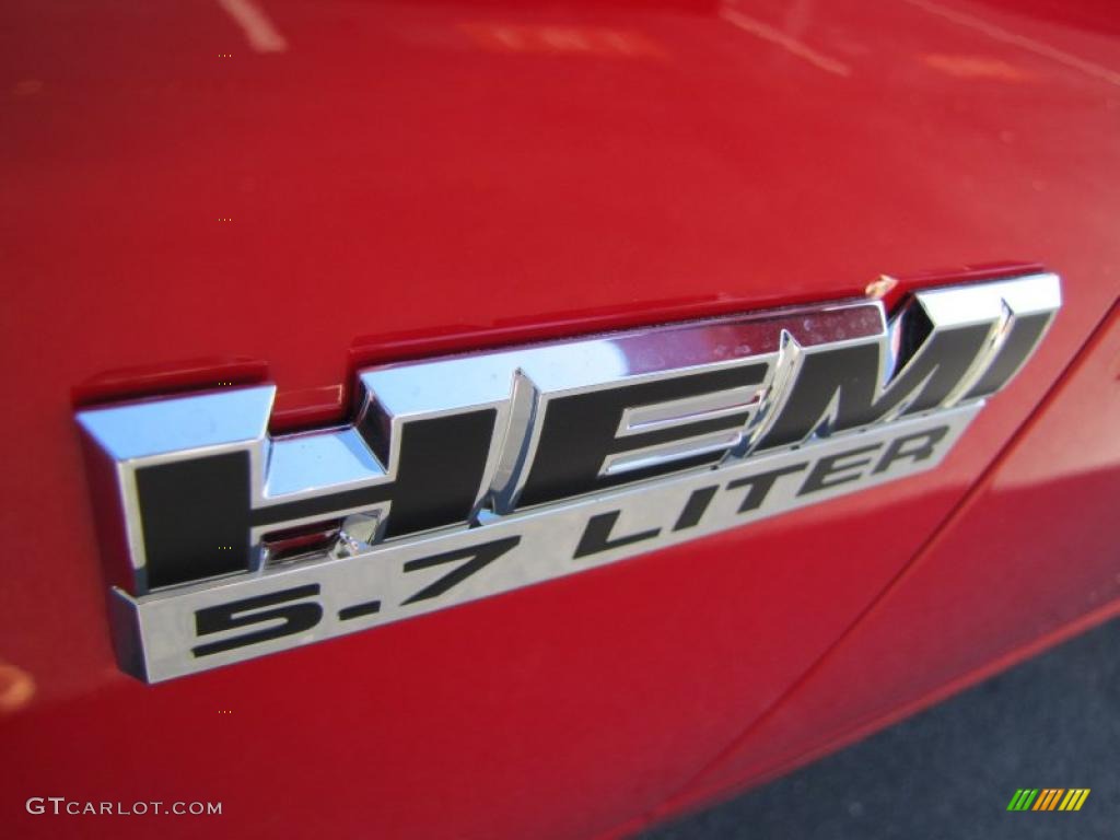 2011 Ram 1500 Sport Crew Cab - Flame Red / Dark Slate Gray photo #6