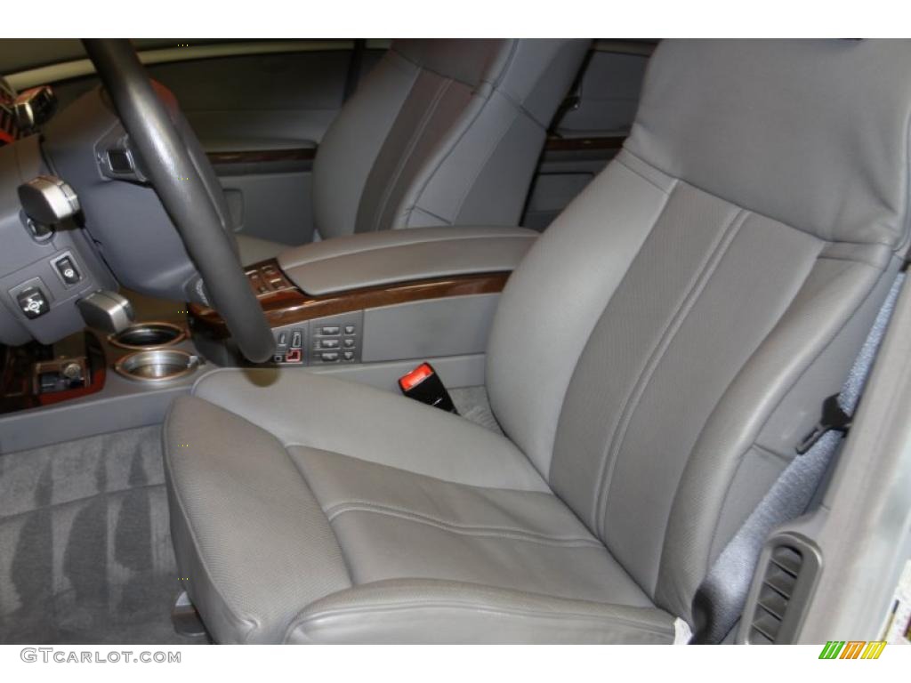 2008 7 Series 750i Sedan - Titanium Silver Metallic / Flannel Grey photo #6