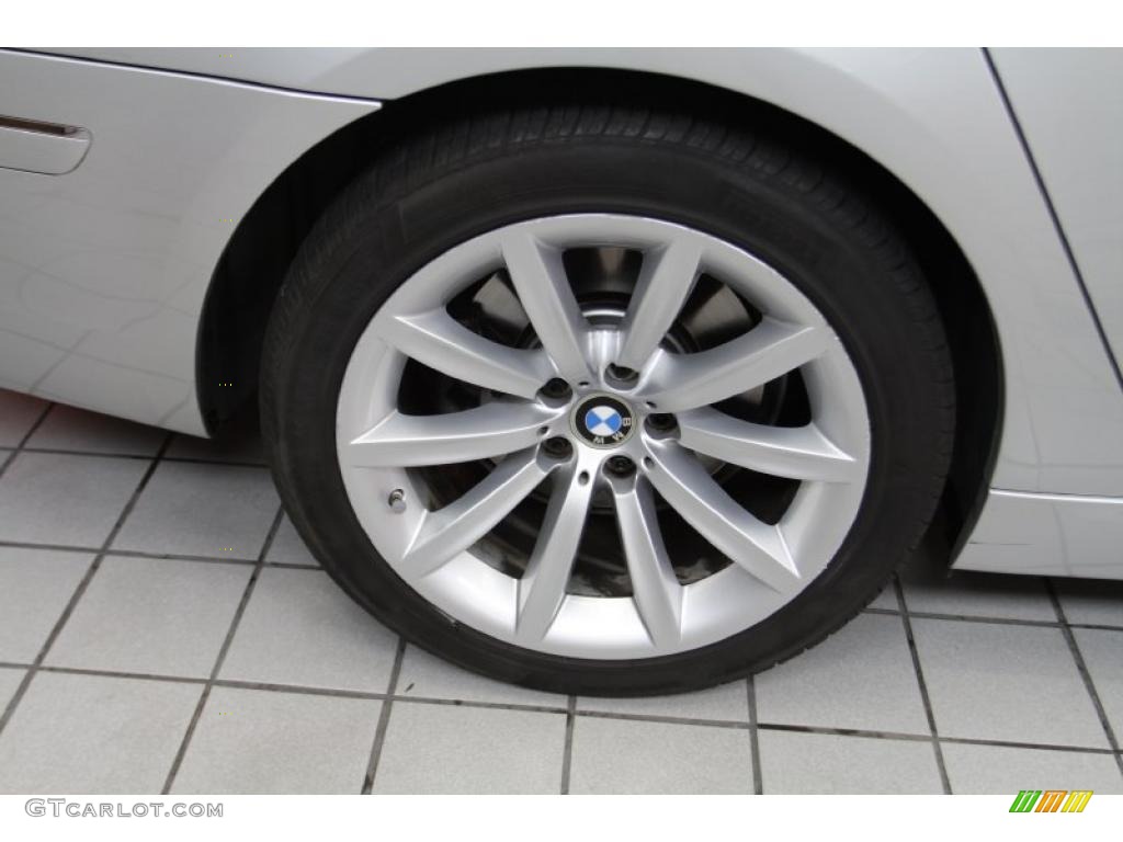 2008 7 Series 750i Sedan - Titanium Silver Metallic / Flannel Grey photo #13