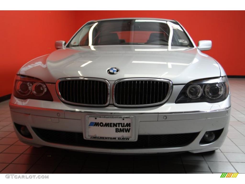 2008 7 Series 750i Sedan - Titanium Silver Metallic / Flannel Grey photo #18