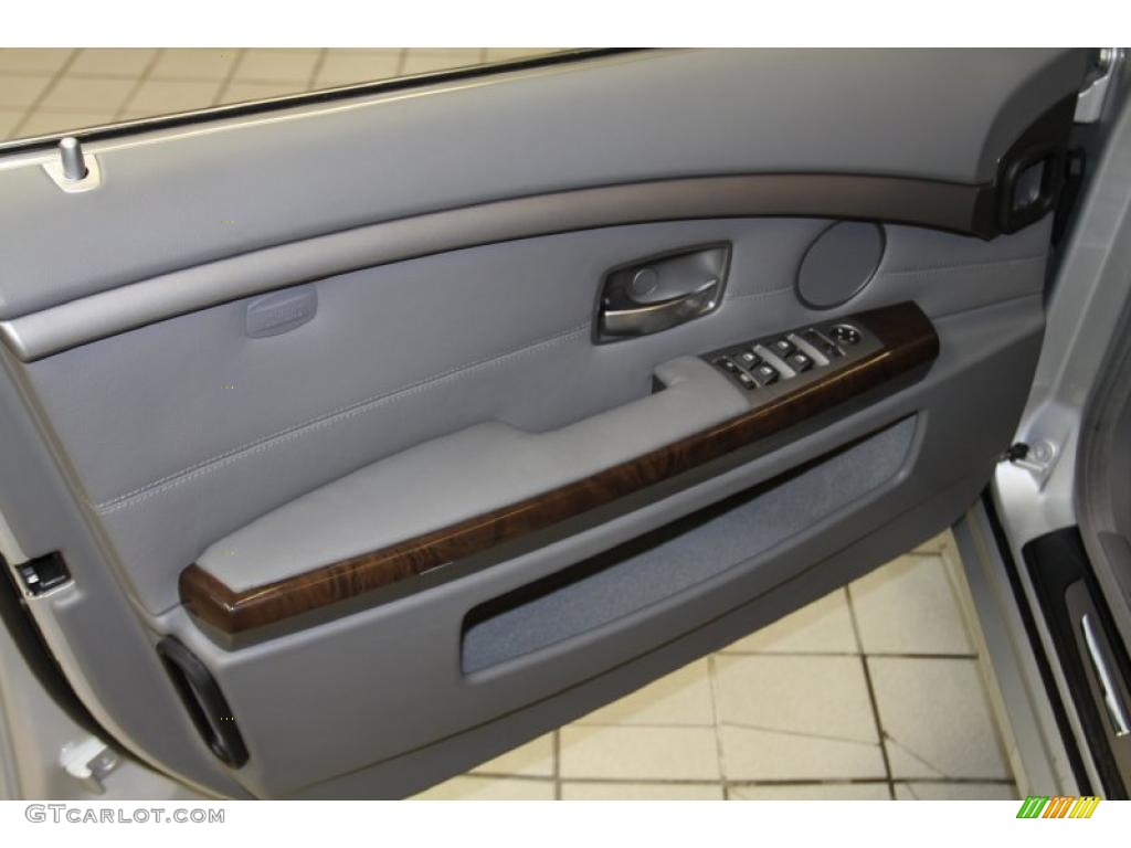 2008 7 Series 750i Sedan - Titanium Silver Metallic / Flannel Grey photo #19