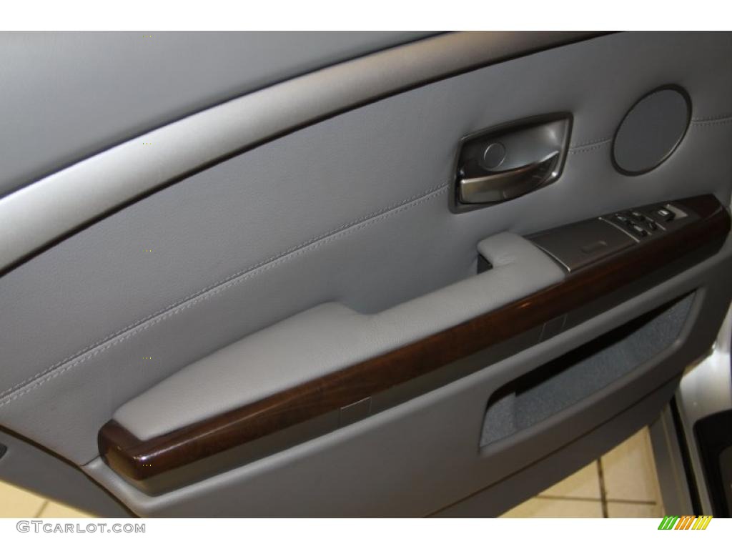 2008 7 Series 750i Sedan - Titanium Silver Metallic / Flannel Grey photo #21