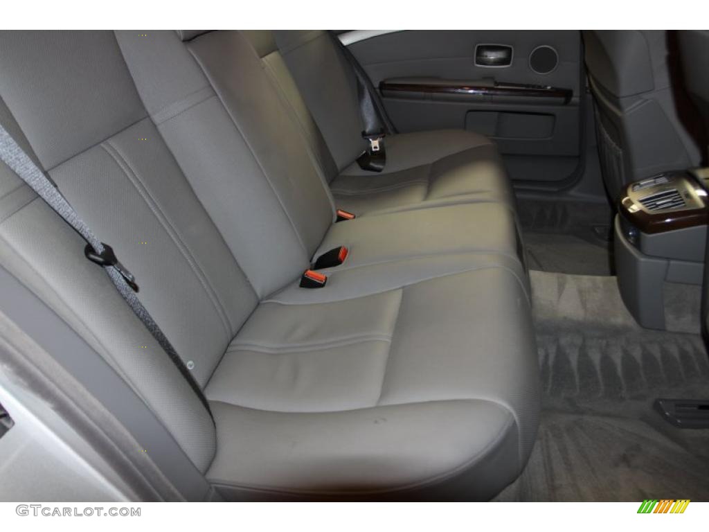2008 7 Series 750i Sedan - Titanium Silver Metallic / Flannel Grey photo #50