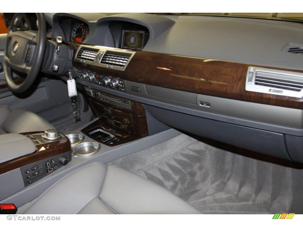 2008 7 Series 750i Sedan - Titanium Silver Metallic / Flannel Grey photo #53