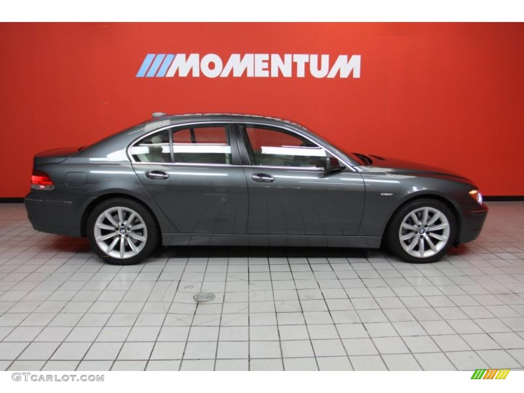2008 7 Series 750i Sedan - Titanium Grey Metallic / Cream Beige photo #4