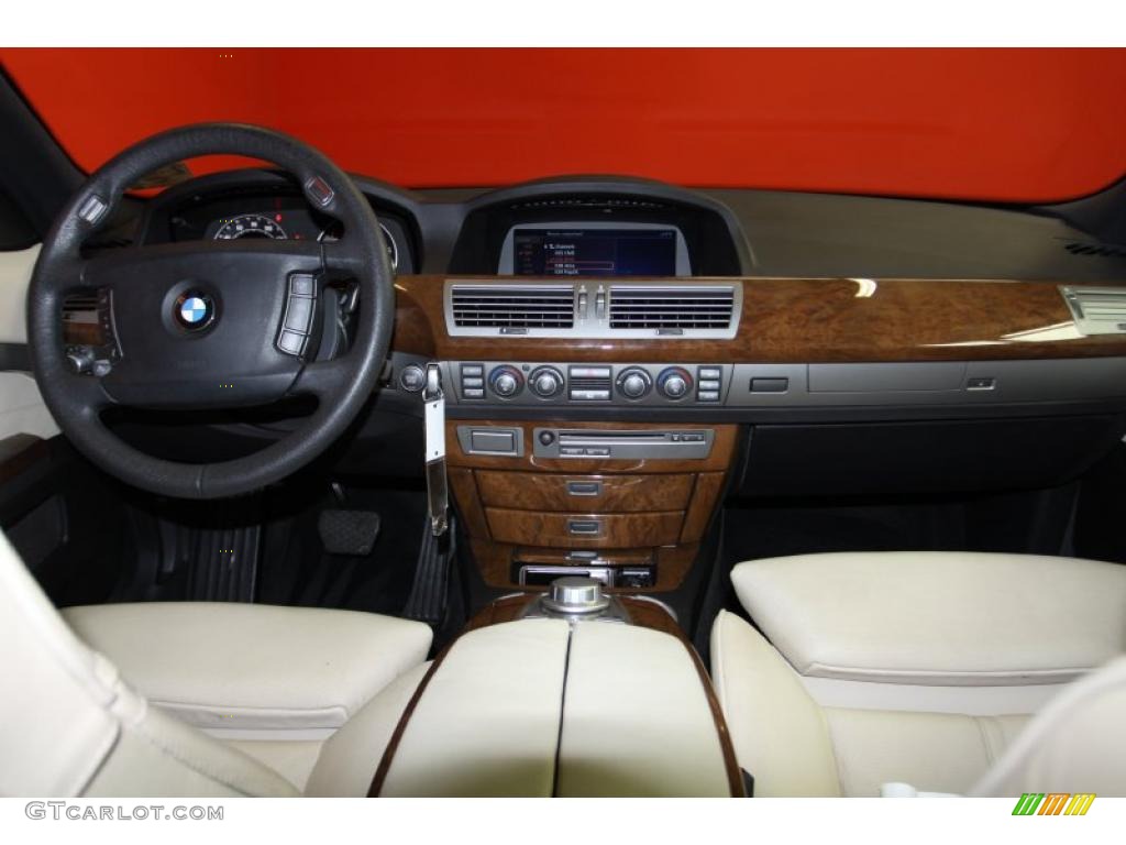 2008 7 Series 750i Sedan - Titanium Grey Metallic / Cream Beige photo #5