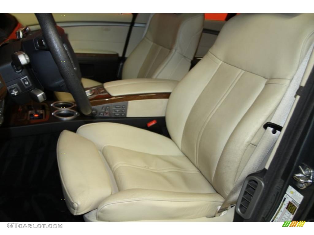 2008 7 Series 750i Sedan - Titanium Grey Metallic / Cream Beige photo #6