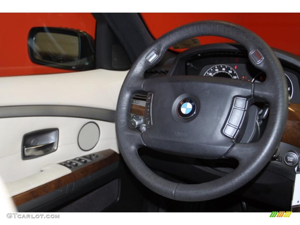 2008 7 Series 750i Sedan - Titanium Grey Metallic / Cream Beige photo #9