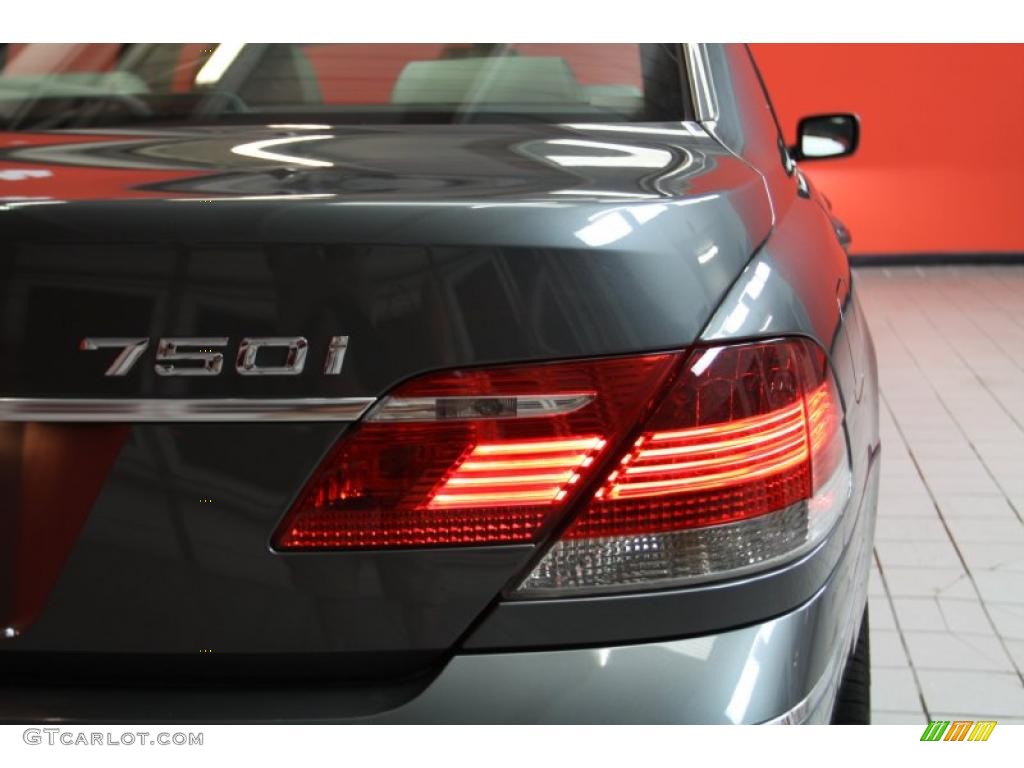 2008 7 Series 750i Sedan - Titanium Grey Metallic / Cream Beige photo #16