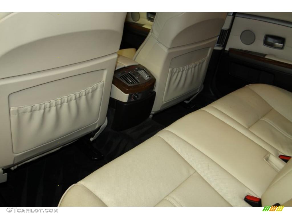 2008 7 Series 750i Sedan - Titanium Grey Metallic / Cream Beige photo #23