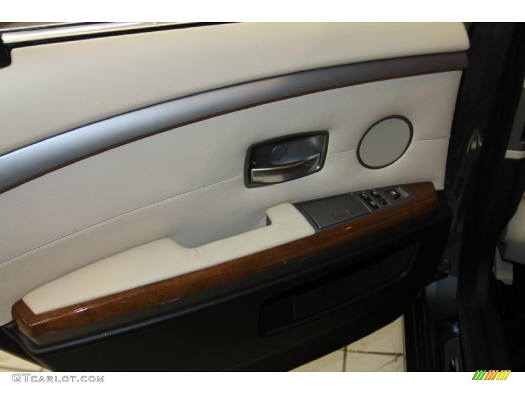 2008 7 Series 750i Sedan - Titanium Grey Metallic / Cream Beige photo #24