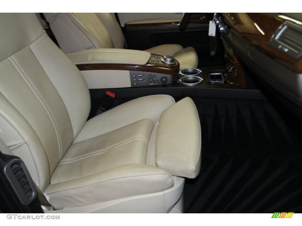 2008 7 Series 750i Sedan - Titanium Grey Metallic / Cream Beige photo #59