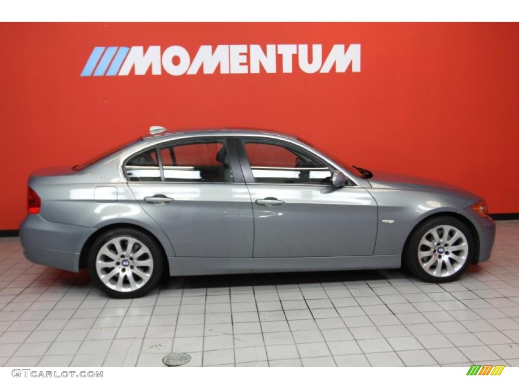 2006 3 Series 330xi Sedan - Silver Grey Metallic / Grey photo #4
