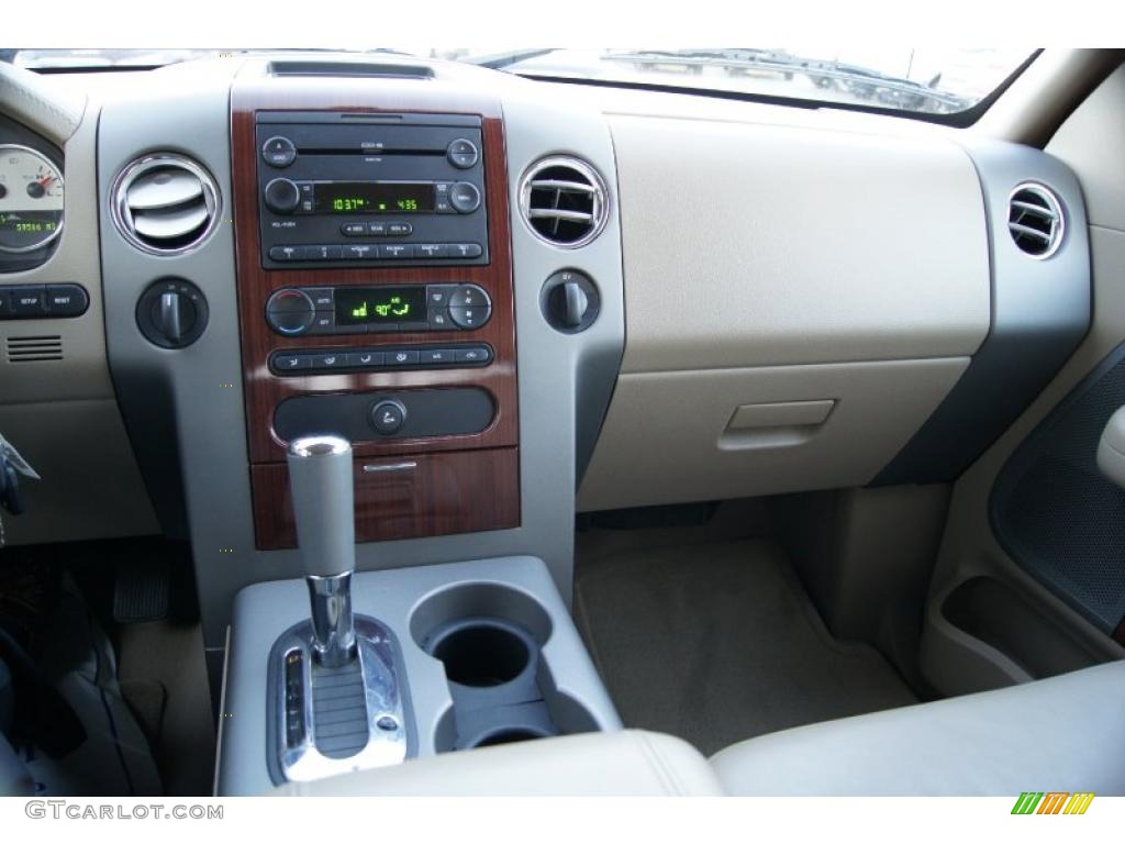 2005 F150 Lariat SuperCrew 4x4 - Dark Stone Metallic / Tan photo #37