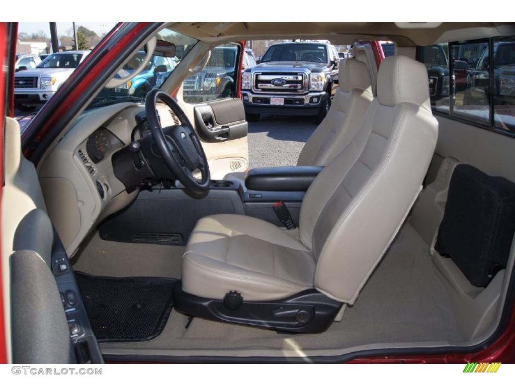 Medium Pebble Tan Interior 2007 Ford Ranger XLT SuperCab Photo #41764785