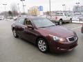 2008 Basque Red Pearl Honda Accord EX-L V6 Sedan  photo #7