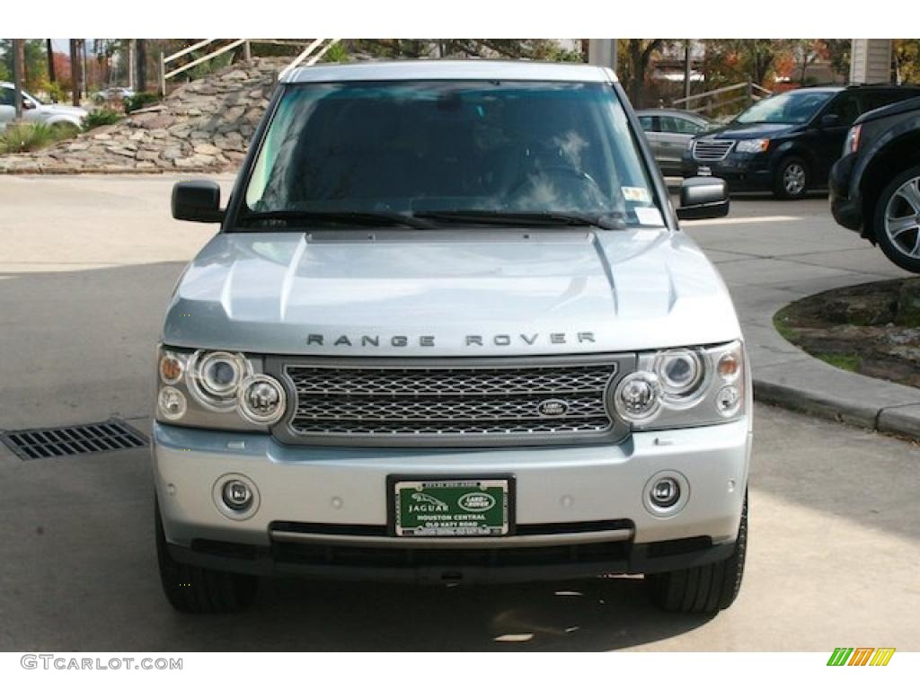 2007 Range Rover Supercharged - Zermatt Silver Metallic / Jet Black photo #6