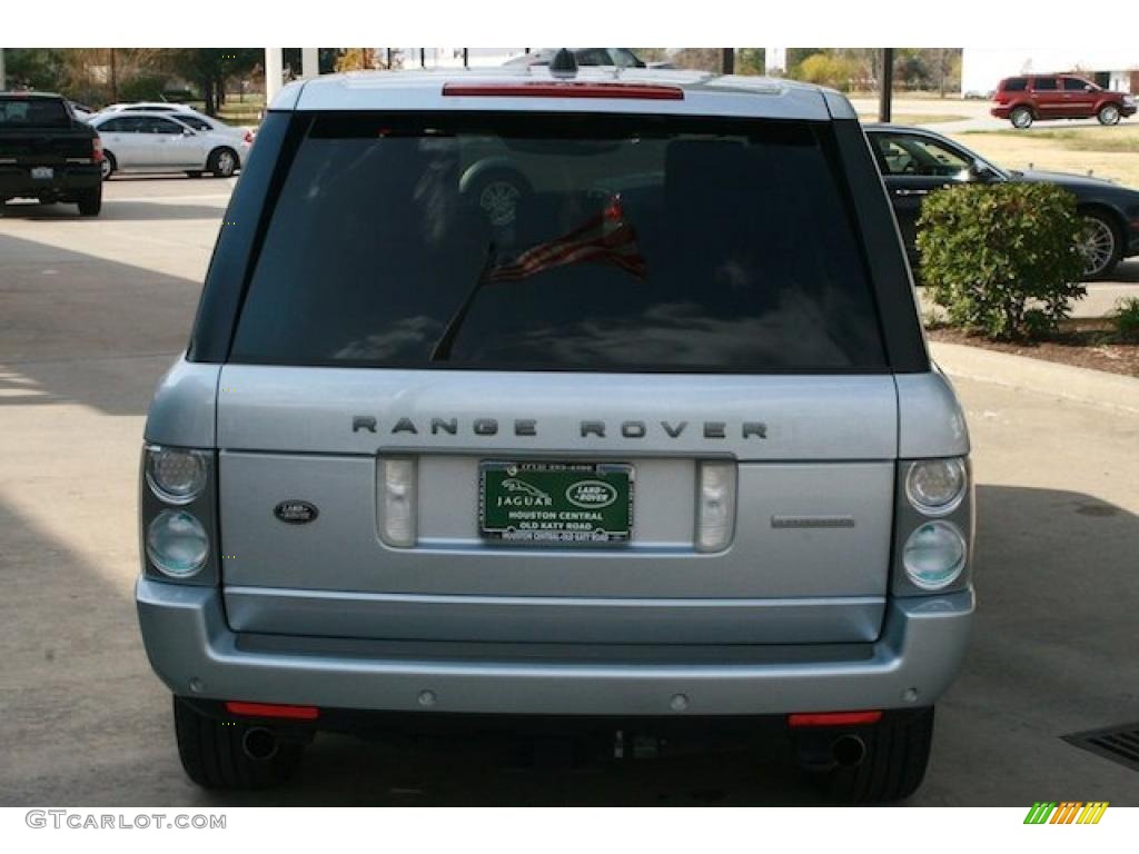 2007 Range Rover Supercharged - Zermatt Silver Metallic / Jet Black photo #11