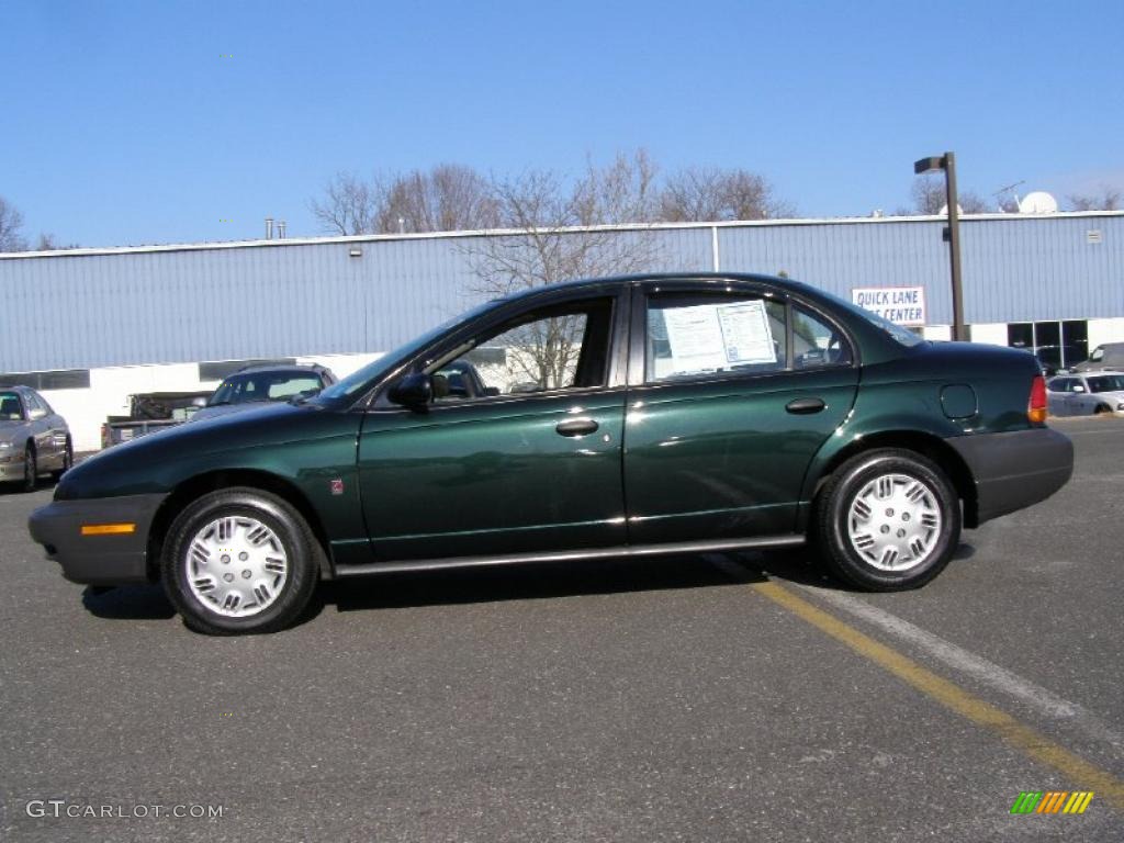 1997 S Series SL1 Sedan - Dark Green / Gray photo #4