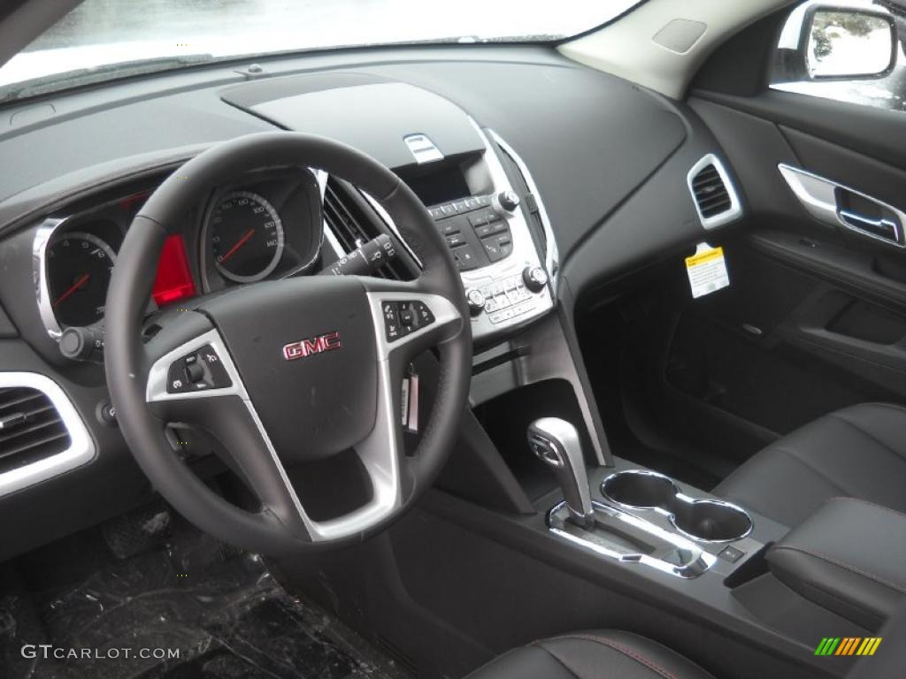 Jet Black Interior 2011 GMC Terrain SLT AWD Photo #41768125
