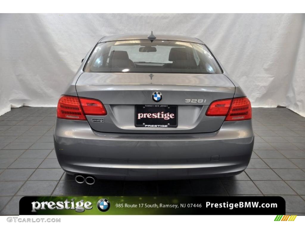 2011 3 Series 328i xDrive Coupe - Space Gray Metallic / Black photo #3