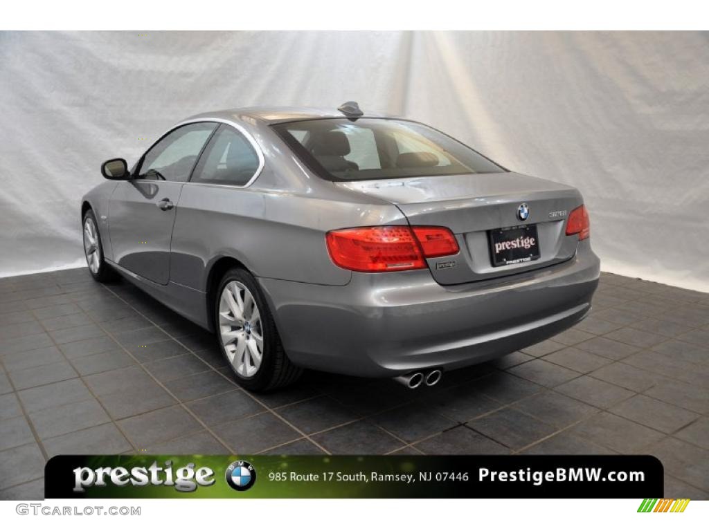 2011 3 Series 328i xDrive Coupe - Space Gray Metallic / Black photo #4