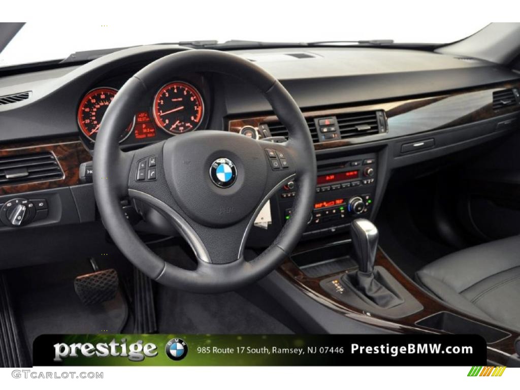 2011 3 Series 328i xDrive Coupe - Space Gray Metallic / Black photo #14