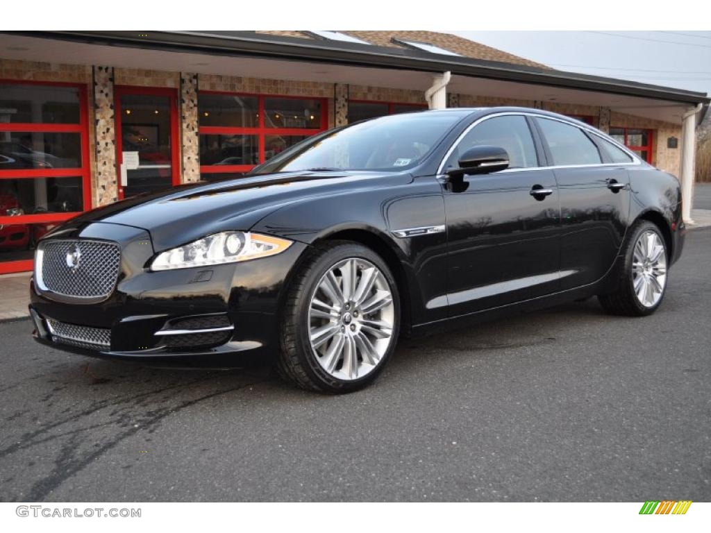 Ebony Black 2011 Jaguar XJ XJ Supercharged Exterior Photo #41768977