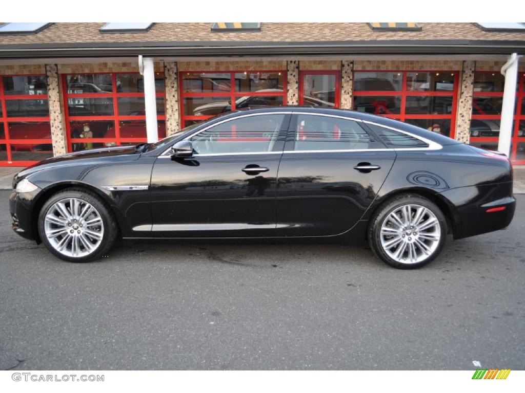 Ebony Black 2011 Jaguar XJ XJ Supercharged Exterior Photo #41768997