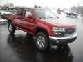 2011 Merlot Jewel Red Metallic GMC Canyon SLE Crew Cab 4x4  photo #2