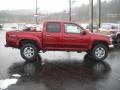 2011 Merlot Jewel Red Metallic GMC Canyon SLE Crew Cab 4x4  photo #3